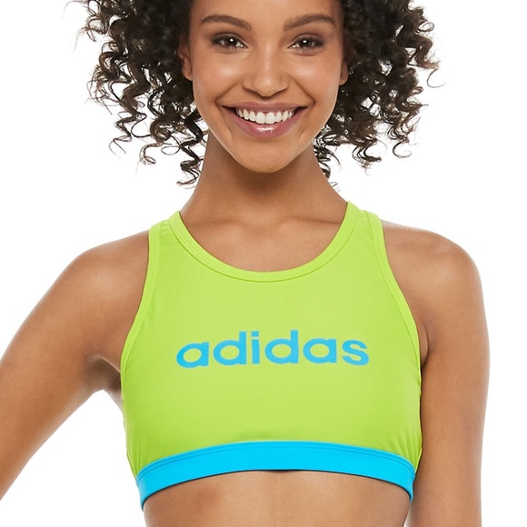 Adidas lime green swim top/ bottom - Picture 9 of 9